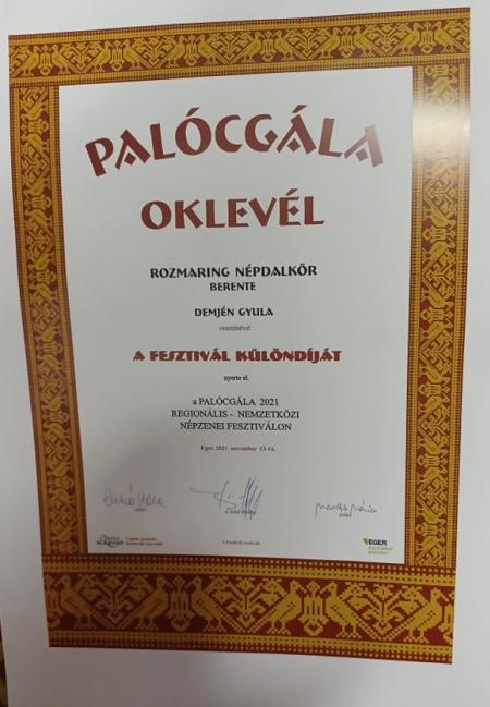 Berentei siker a Palóc Gálán