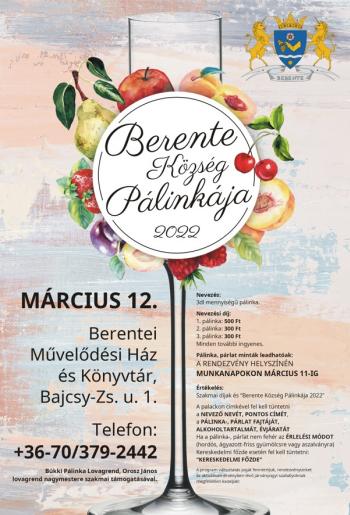 I. Berentei Pálinka és Pogácsasütő verseny