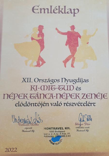 Népdalkör siker