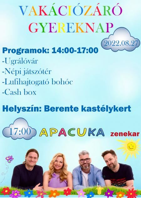 Vakációzáró Gyereknap