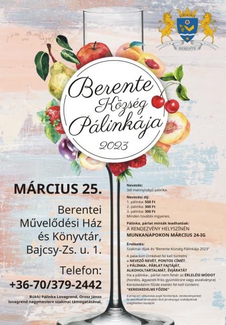 II. Berentei Pálinka és Pogácsasütő verseny