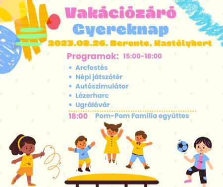 Vakációzáró Gyereknap