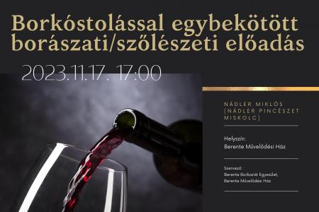 Borászati előadás