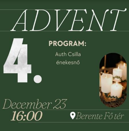 4. Adventi Gyertyagyújtó Ünnepség