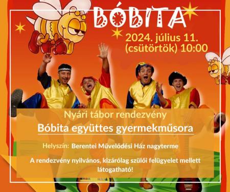 Bóbita együttes gyermekműsora