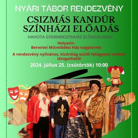 Csizmás Kandúr - színházi előadás