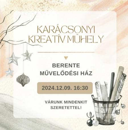 Karácsonyi Kreatív Műhely