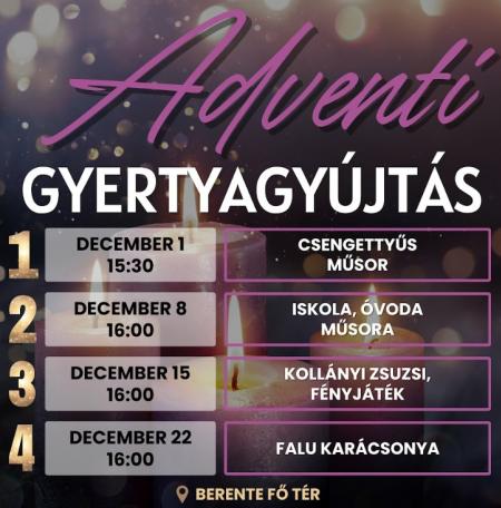 Adventi Gyertyagyújtás