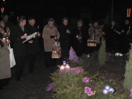 Negyedik Adventi gyertyagyújtás