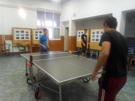 Ping-pong asztallal bvlt a mveldsi hz