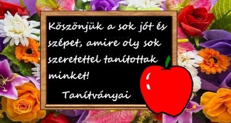 Köszöntjük a pedagógusokat!